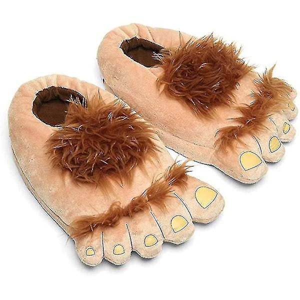 Luksusselliset Unisex Aikuisten Hobbit-Jalkasukat Halfling-Plush-Tossut Naiset Miehet