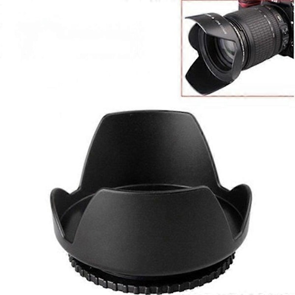 58MM Reversible Modlysblænder - & UV Filter Linsebeskyttelsessæt til Canon Rebel T6i T6 T5i T5 SL1