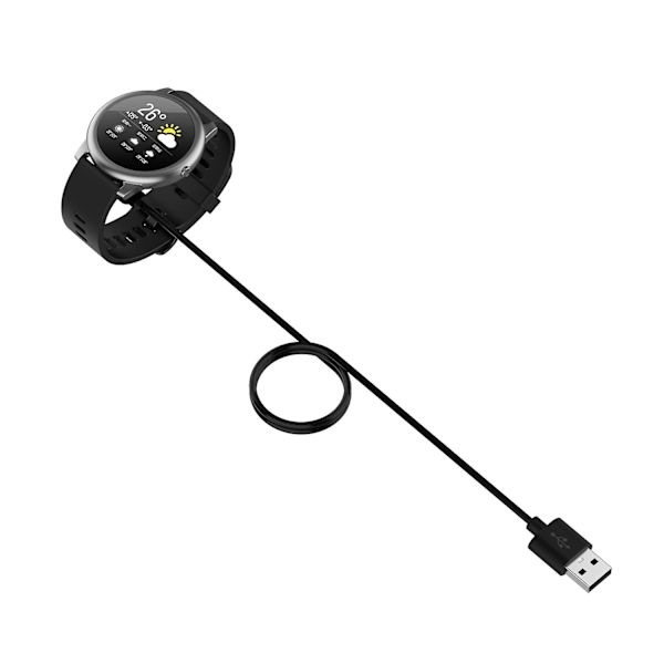 1m Smartklokke Lader Magnetisk USB Lading Kabel for Xiaomi Haylou RT2 LS10