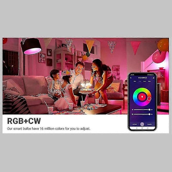 3 st Smart Homekit WiFi MR16 Smart LED-lampa 12V RGBCW Dimbar Lampa Siri Röststyrning 5W Spotlighting Färgskiftande