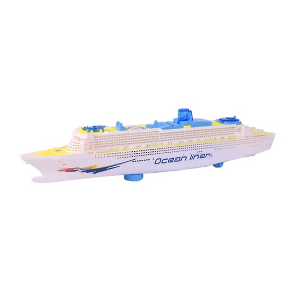 Glödande fartyg Fartyg modell Båt leksak Speedboat Elektrisk kryssning barn födelsedag