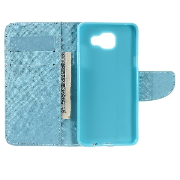 Lommebok-veske med stativ for Samsung Galaxy A5 SM-A510F (2016) - Paris Eiffeltårnet