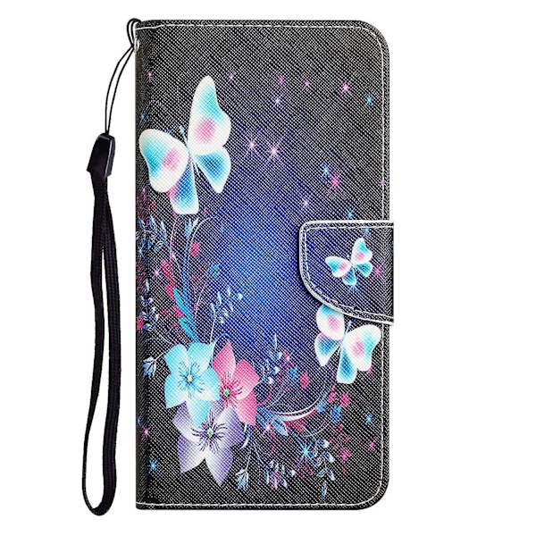 Butterfly Print Xiaomi Redmi 9a Læder Telefoncovers