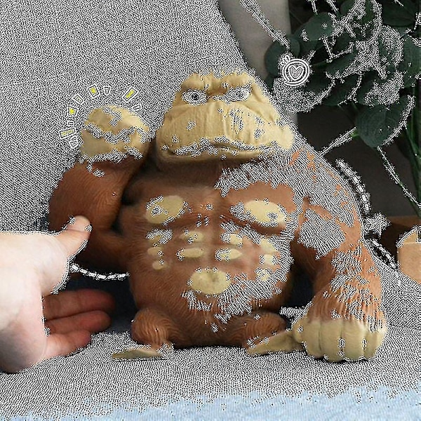 Stor Gigant Blød Squishable Fidget Abe Antistress Legetøj Blødt Sjovt Gave Legetøj til Børn Latex Gorilla Figur Legetøj