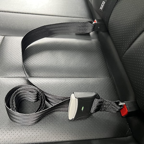 For Skoda Stropper Kompatibel med Generell Isofix Babysete Bilfeste Stropper med Latch Interface 1Pakk (svart)