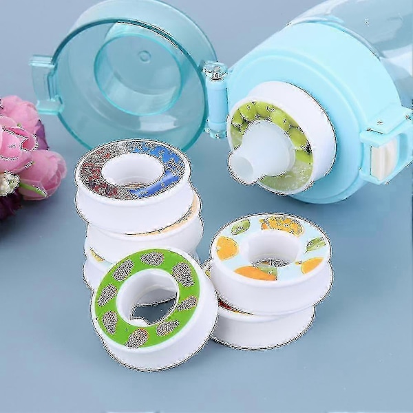 Smaksatt Vattenflaska med 7 Smakskapslar Air Water Up Flaska Frostad Svart 650ml Air Starter Up Set Vattenkopp för Camping Sport Kr