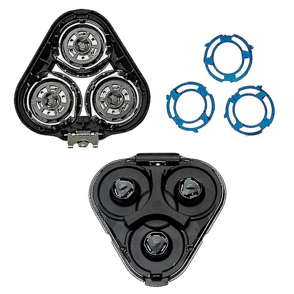 Parranterän pää, yhteensopiva Philips S5000 S5370 S5571 S5420 S5140 S5078 -musta_gift Of G