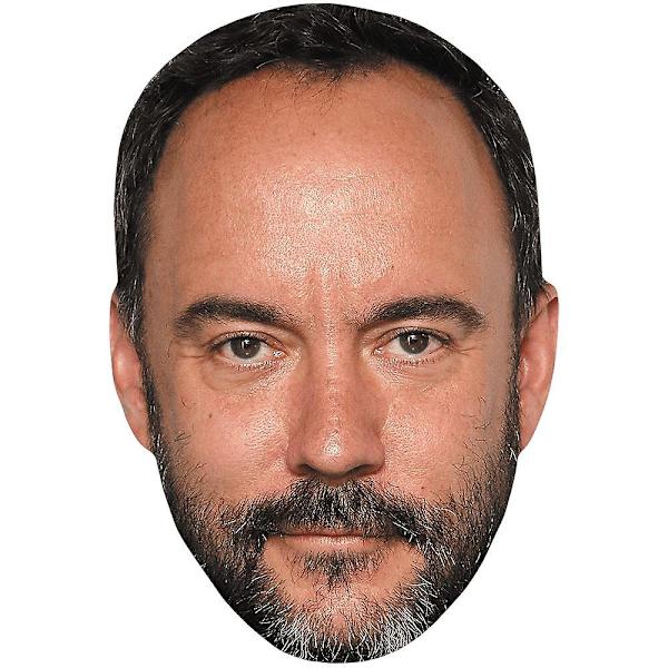 Dave Matthews (Skägg) Kändis Mask, Platt Kort Ansikte