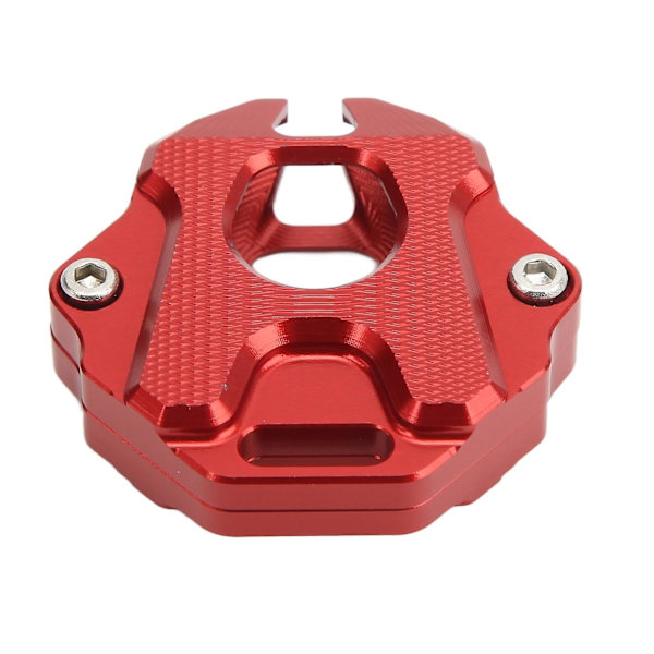 Motorcykelnyckelskal CNC Metall Solid Snygg Perfekt Passform Ersättning för CB650R CBR650R 2020+ (Röd)