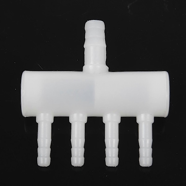 Plastik 4-vejs Akvarium Ilt Slange Fittings Splitter Manifold Hane Ventil