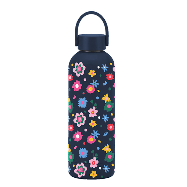 Rustfrit Stål Vandflaske, 500ML/17oz - Genanvendelig Vakuumisoleret Flaske, Håndvask Kun, Fødselsdag, Feriegaver-stil-39
