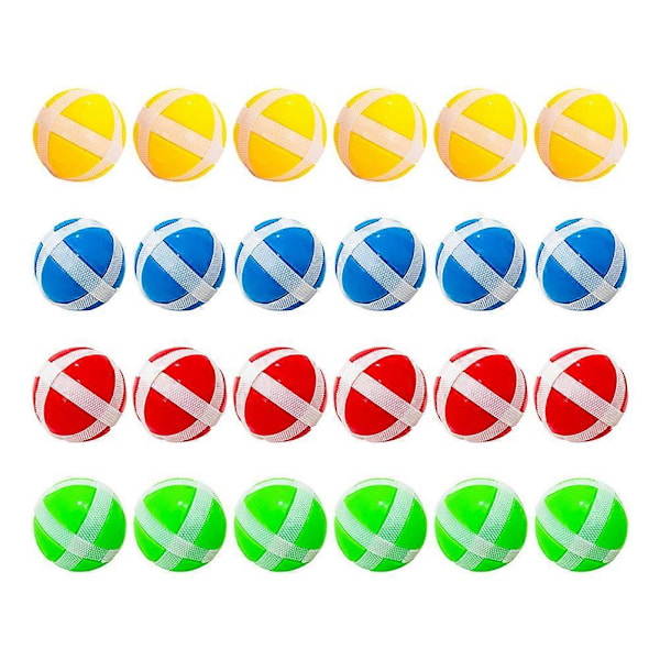 24 st Stickiga Darttavlor Boll Fästband Boll Dart Spel Tillbehör