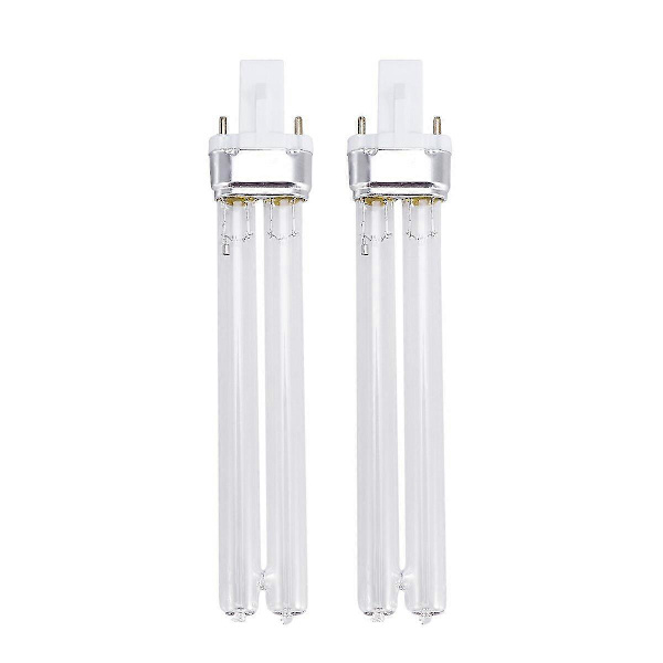 2 stk. 11W Ultraviolet UV Desinfektionslyslamper UV Steriliseringslys Pærer til Sterilisator Fisk Ta