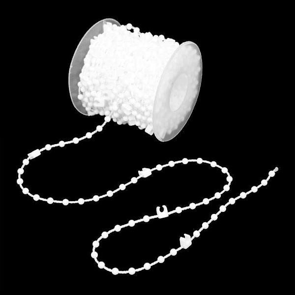 Vertikale Persien Blind Bunnkjede For 3,5 Tommer/ 89 Mm Lameller 10 Meter Gratis Kjede Kord Kobling