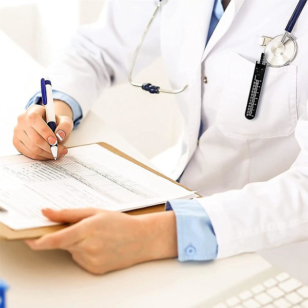 EKG-tång EKG-tång Mätverktyg Med Linjal Svart Tång Dela För Sjuksköterska Eller Läkare