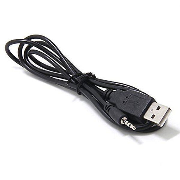 USB Laddningskabel för JBL E50BT Bluetooth Hörlurar Laddare Svart
