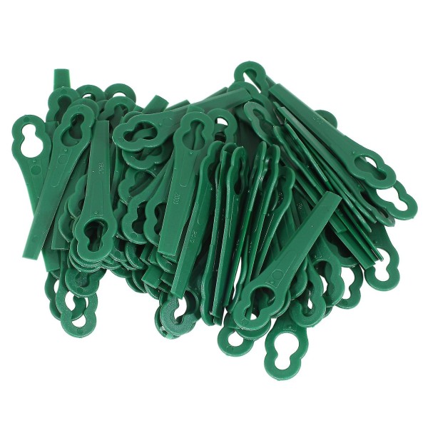 100 Plastgressklipperblad Grønn For Bosch Art23 Accutrim