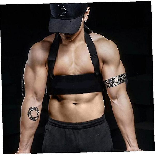 1 stk Justerbar Vægtløftningsarmtræner Bodybuilding Biceps Triceps Curl Bomber Arm Muskeltræning
