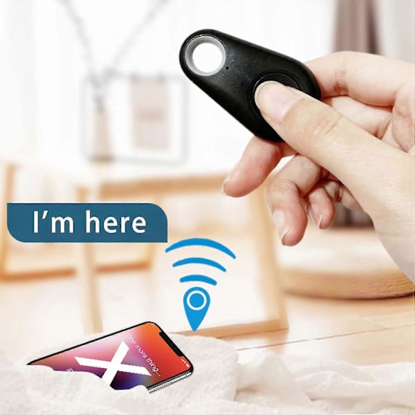 4 stk. GPS Tracker Smart Locator med Bluetooth til børn, hunde, ældre, biler, tegnebøger, kæledyr, katte, motorcykler, bagage, smartphones og selfies Terne