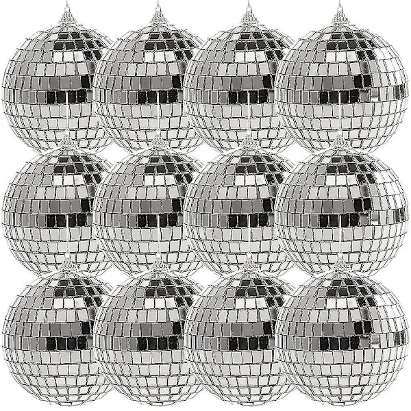 12 st julgranspynt Discokula Juldekoration Rekvisita Hängande Dekoration