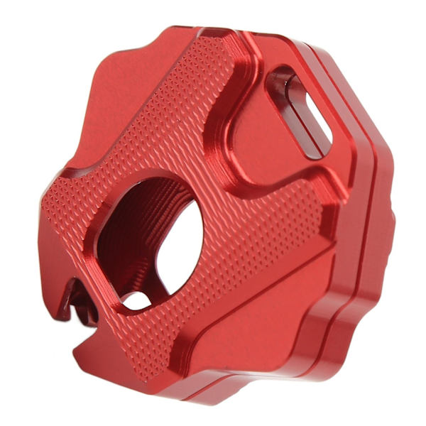 Motorcykelnyckelskal CNC Metall Solid Snygg Perfekt Passform Ersättning för CB650R CBR650R 2020+ (Röd)