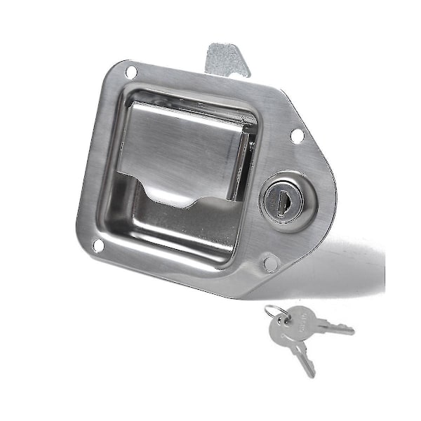 Trailer Værktøjsboks Håndtag Lås Med Lås Høj Kvalitet Værktøjsboks Lås Paddel Lås 4-3/8inch X 3-1/4inch Med
