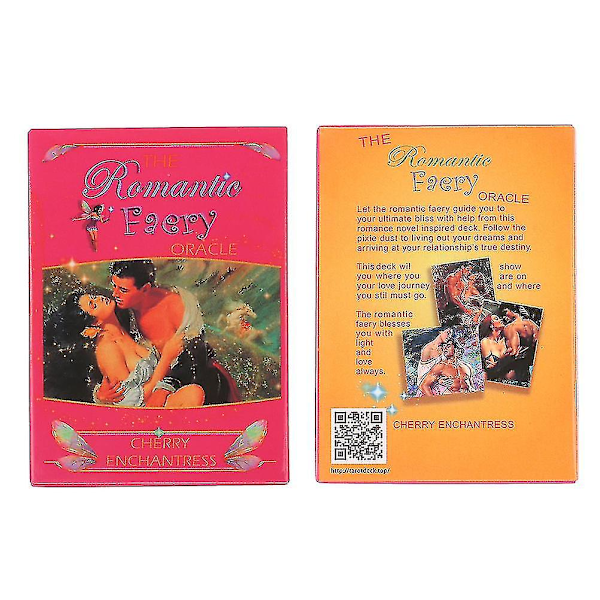 Romantisk Faery Oracle Card Tarotkort Spådom Divinasjonskort Spill