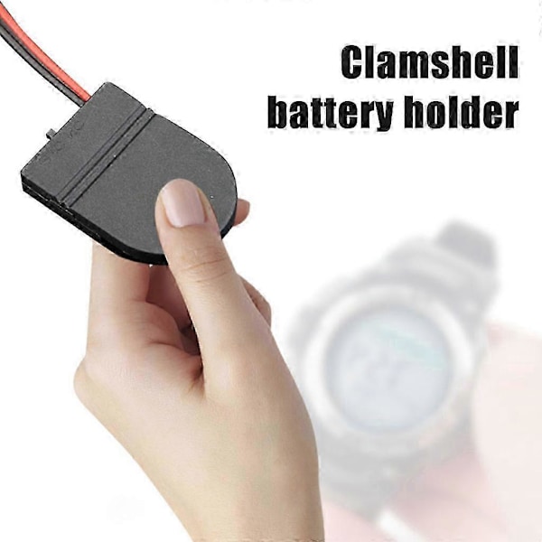 5 stk. CR2032 Knappcelle Batteri Oppbevaringsboks Myntcelle Organiserer med På/Av-bryter