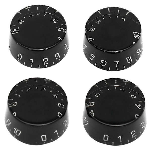 4pcs Electric Guitar Top Hat Knobs Speed Volume Tone Control Knobs Compatible compatible with Les Pa