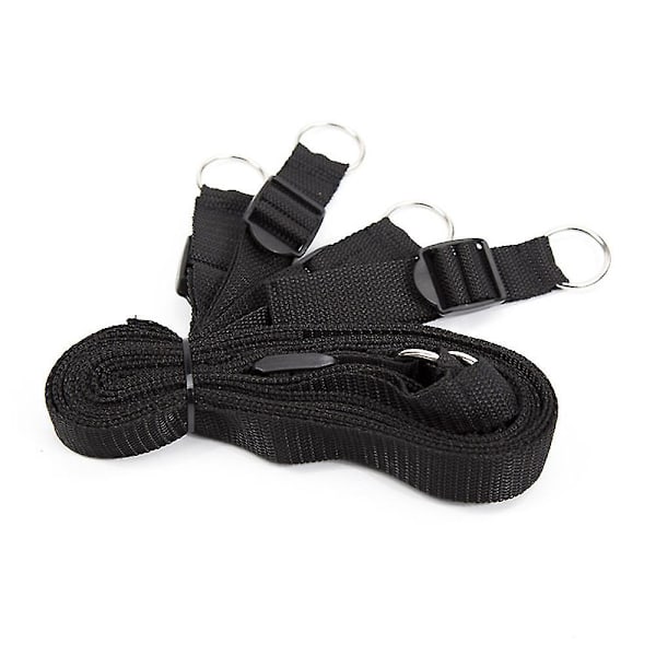 Mjuka lädermanschetter set justerbara remmar kit för hand-handled-ankel