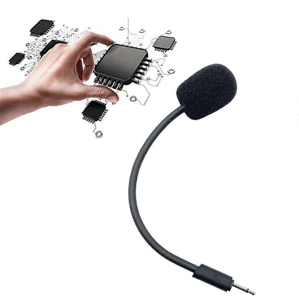 Ersättnings 2,5 mm Mikrofon för Quantum 100 Q100 Trådbundna Spelheadset Gaming Hörlurar Mikrofon