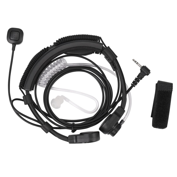 2,5 mm Halsmikrofon Hörsnäcka Headset Mic Ptt För Walkie Talkie Radio Tlkr T5 T80 T60 T6 T8 Talk