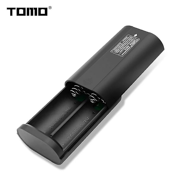 A2 Powerbank 2 X 26650 Litiumbatteri LCD-skärm - USB-ingång Dubbel utgång DIY Smart Portab