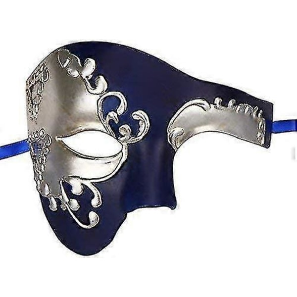 Vintage Design Halvmask Herr Phantom Of The Opera Venetiansk Karneval Maskeradmask