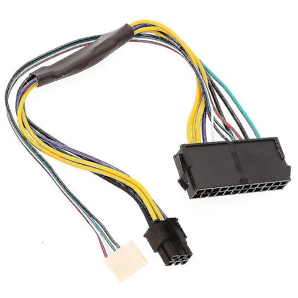 30 cm ATX Main 24-pin till 6-pin PSU strömadapterkabel 18AWG för HP Z220 Z230