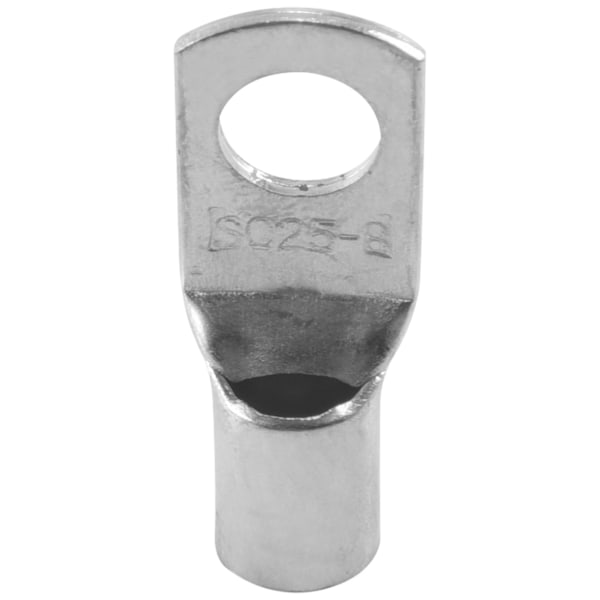 10 Kobberrør 25Mm x 8Mm Lug Batterikabel Svejsning Krympe Terminal Ring