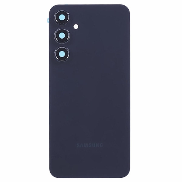 Samsung Galaxy A55 5G A556 Akun Kotelo Kameran Linssinsuojuksella - Musta