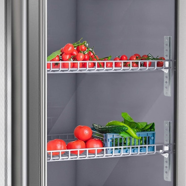 14 st Plast Kylskåpshyllklämmor, Fryshyllklämma Kylhyllstöd