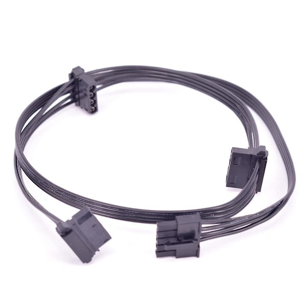 2x 5-pin 1 til 3 Peripheral 4-pin Molex Ide/15-pin Sata 5p PSU Strømforsyningskabel For V550 V650 V700