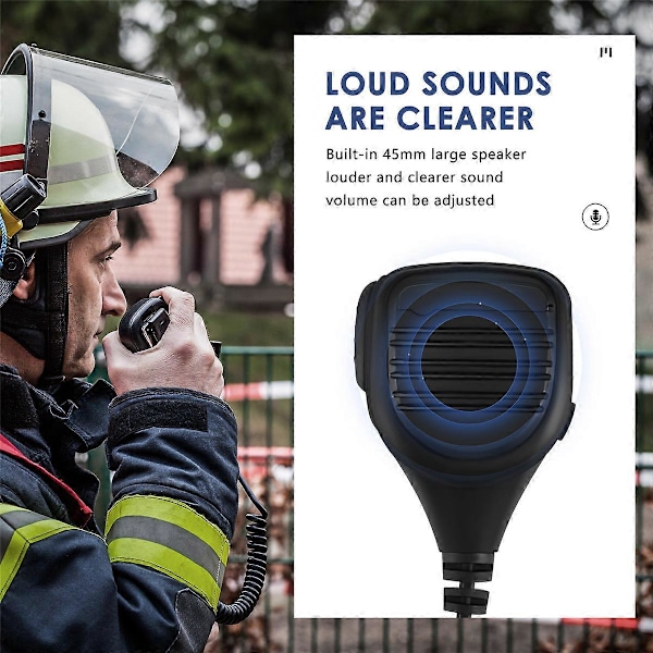 Mikrofon för Motorola Walkie Talkie STP9000 Radio Sepura STP8000