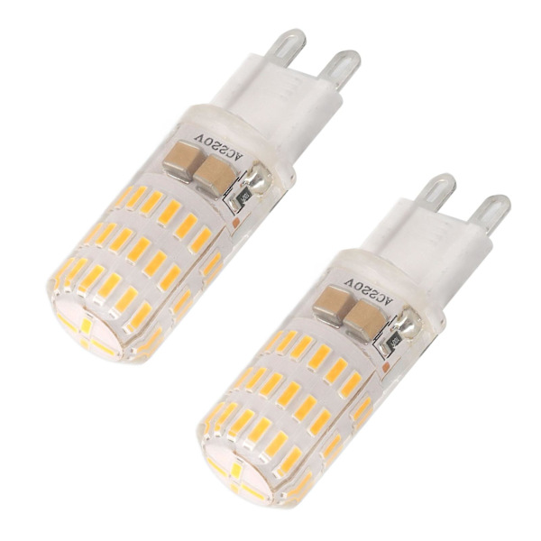 G9 Dimbara LED-lampor 3W 3000K Varmvitt 46 LED Flimmerfri 220V för inomhusbruk