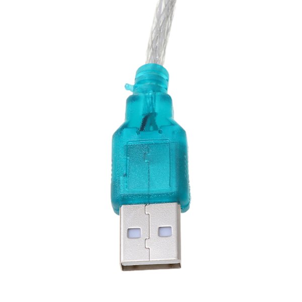 Svart USB til RS232 RS-232 (DB9) Seriell Kabel Standard Adapter Konverter for PC
