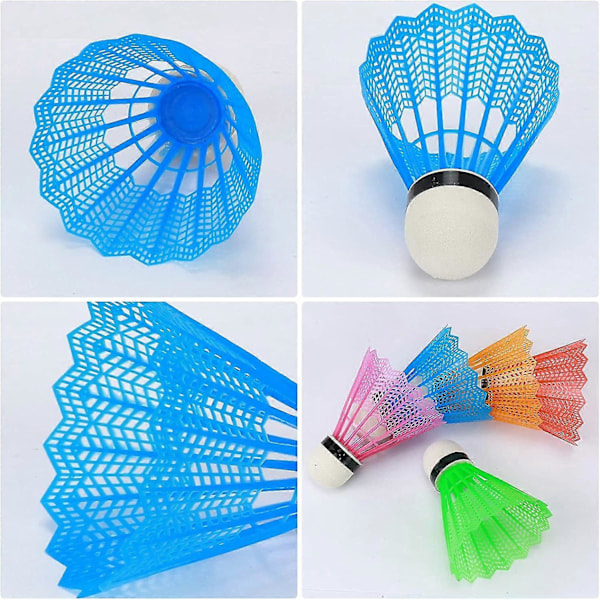 30 st Badmintonbollar Fjäderbollar Inomhus Utomhus Sport Träning Badminton Slumpmässig Färg