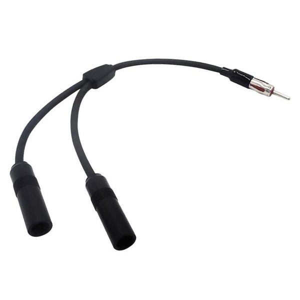 50cm Auto Car Antenna Extension Cord Male Female Car Am Fm Radio Adapter Cable