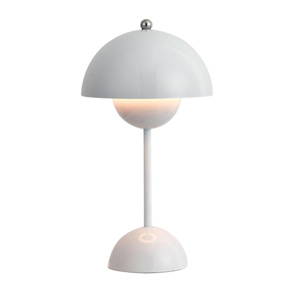 Bordlampe Nordisk Blomsterknopp Bordlampe (Laderbar) Hvit