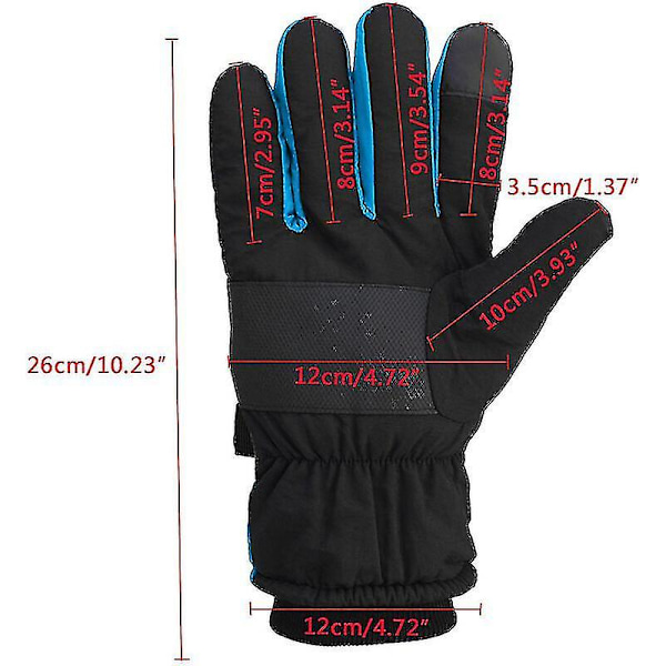 12v Vintervarme Elektrisk Opvarmede Handsker USB Opladning Motorcykel Motorcykel Scooter
