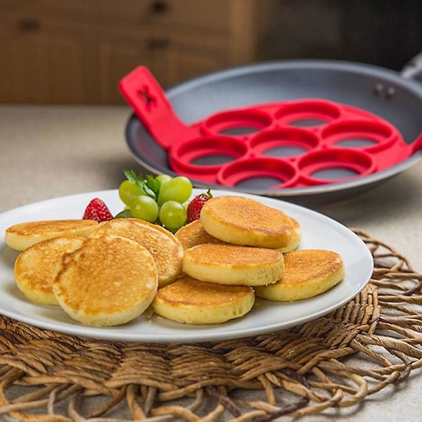 Silikon Non-Stick Flipper Pandekagepande Perfekt Morgenmad T. Omelet Æg