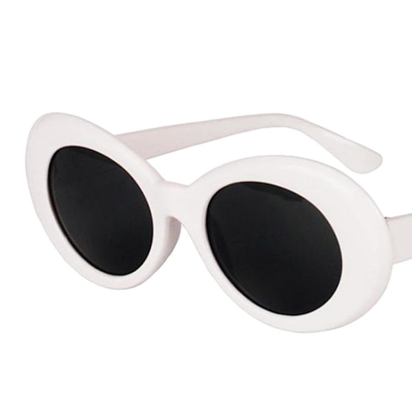 Retro Clout Goggles Briller Oval Bold Mod Tyk Ramme Solbriller Pakke Af 2