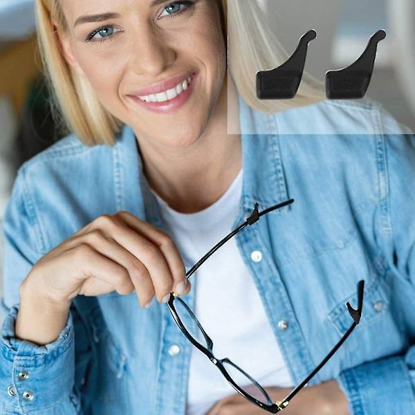 20 Par Brillegreb, Premium Silikon Anti-Slip Brillegreb, Multifarvede Brillegreb, Brillegreb til Øret