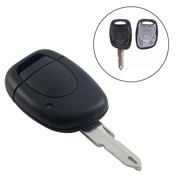 1-knapps bilfjärrkontrollnyckel fodral för Renault Twingo Clio Kangoo Master
